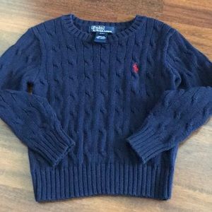 Navy Blue Boys Polo by Ralph Lauren Sweater
